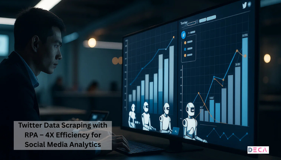 Case Study: Twitter Data Scraping with RPA – 4X Efficiency for Social Media Analytics