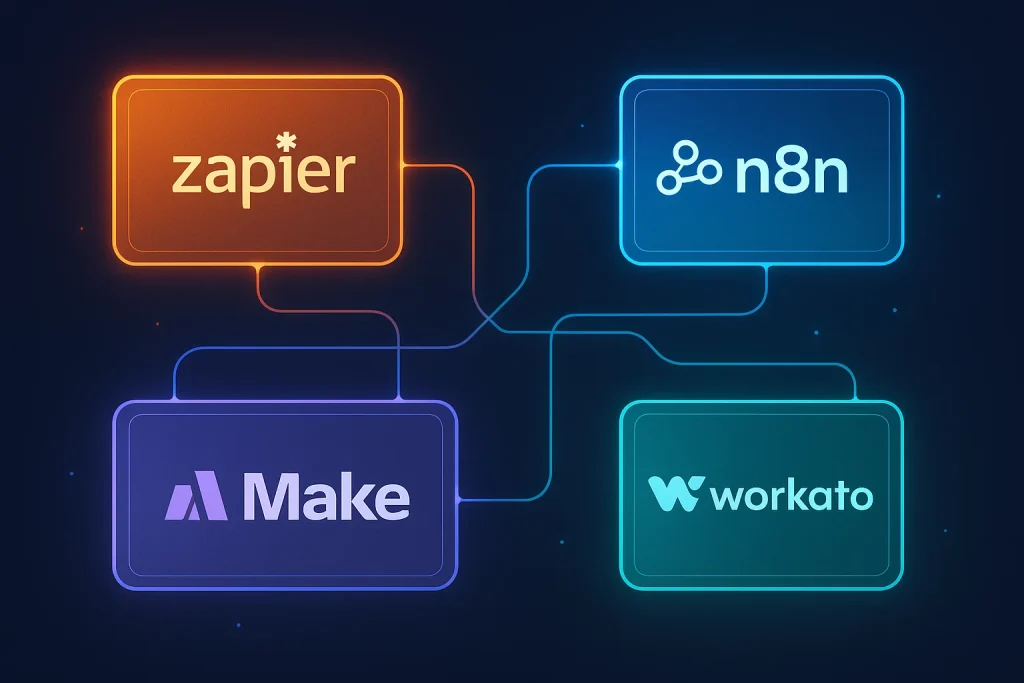 Zapier vs n8n vs Make vs Workato: Which Automation Tool Should You Choose ?